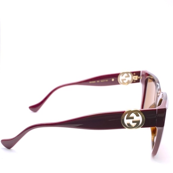 NWT Gucci GG1023S-003 Gold Cat Eye 54mm Sunglasses main image 4